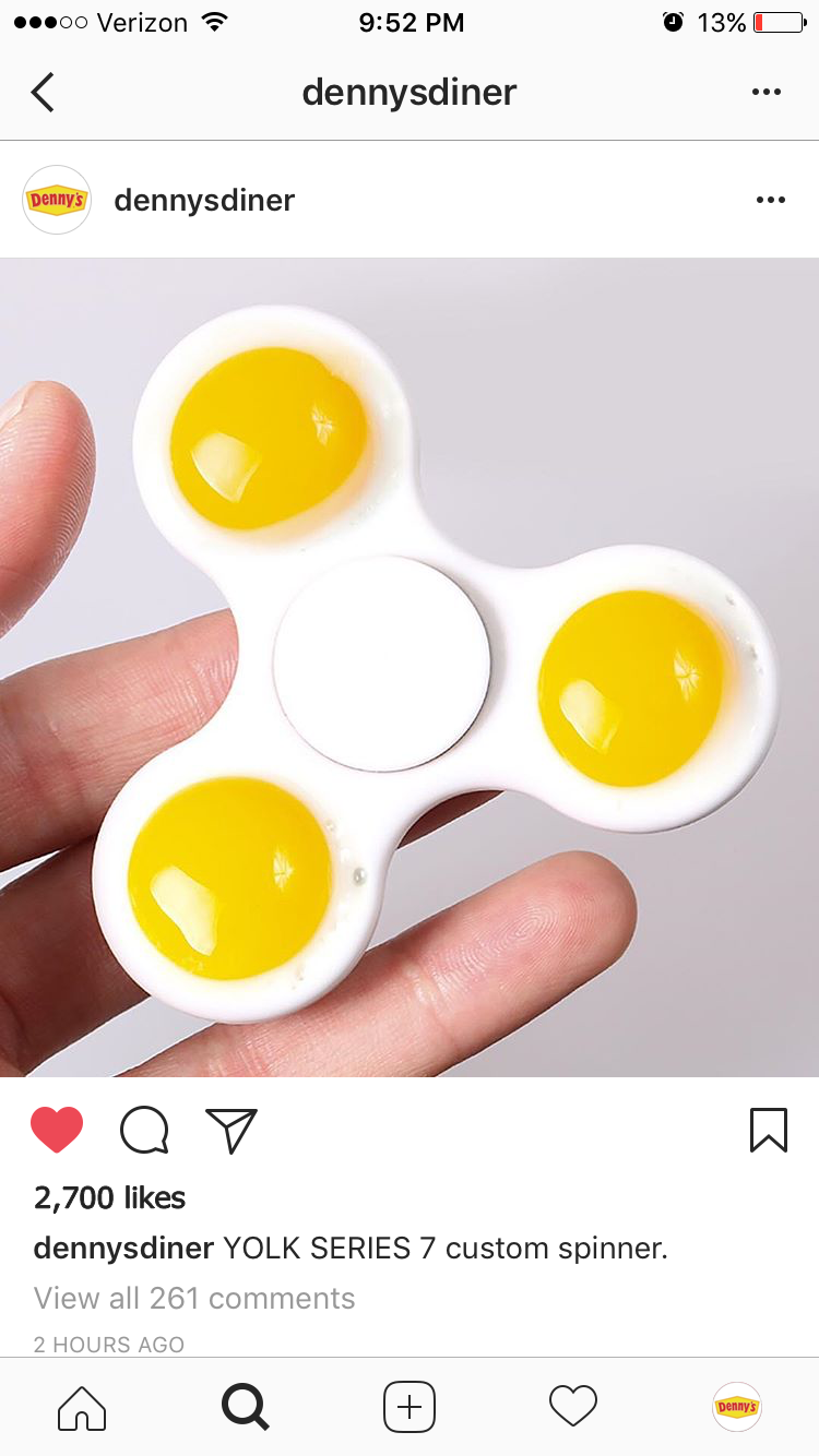 egg fidget spinner