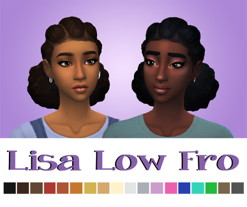 Lisa Low Fro
OMG, I just wanna say thank you for 700 Followers so I wanted to make a hair mesh of two hairs from the Seasons EP. I hope you all like it. I am so happy that each and every one of you follows me I am so thankful!! 😄💜
BGC
• not hat...
