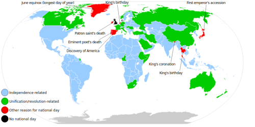 national days around the world