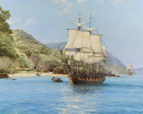 art-and-things-of-beauty:Sailing ships by Montague Dawson...