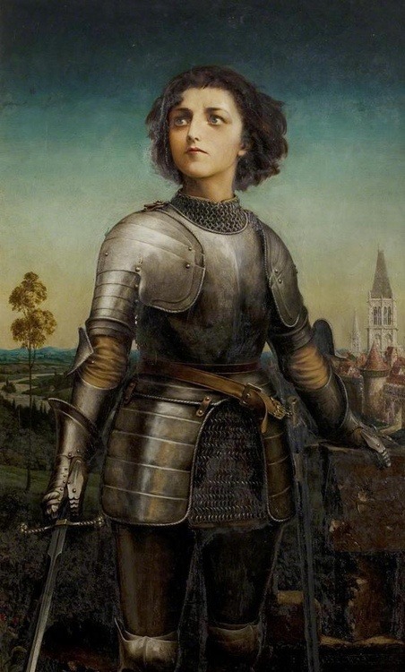 kelofthesea:Joan of Arc with the Bisexual Bob Haircut