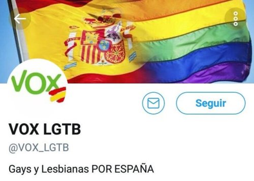 Vox gays y lesbianas por España
