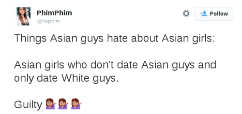 wmafpower:Not all Asian guys hate this, some of them(like me)...