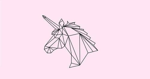 moon drawings tumblr Tumblr unicorn geometric