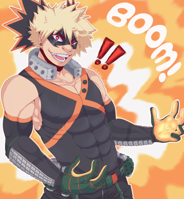 bakugou shorts and shirt