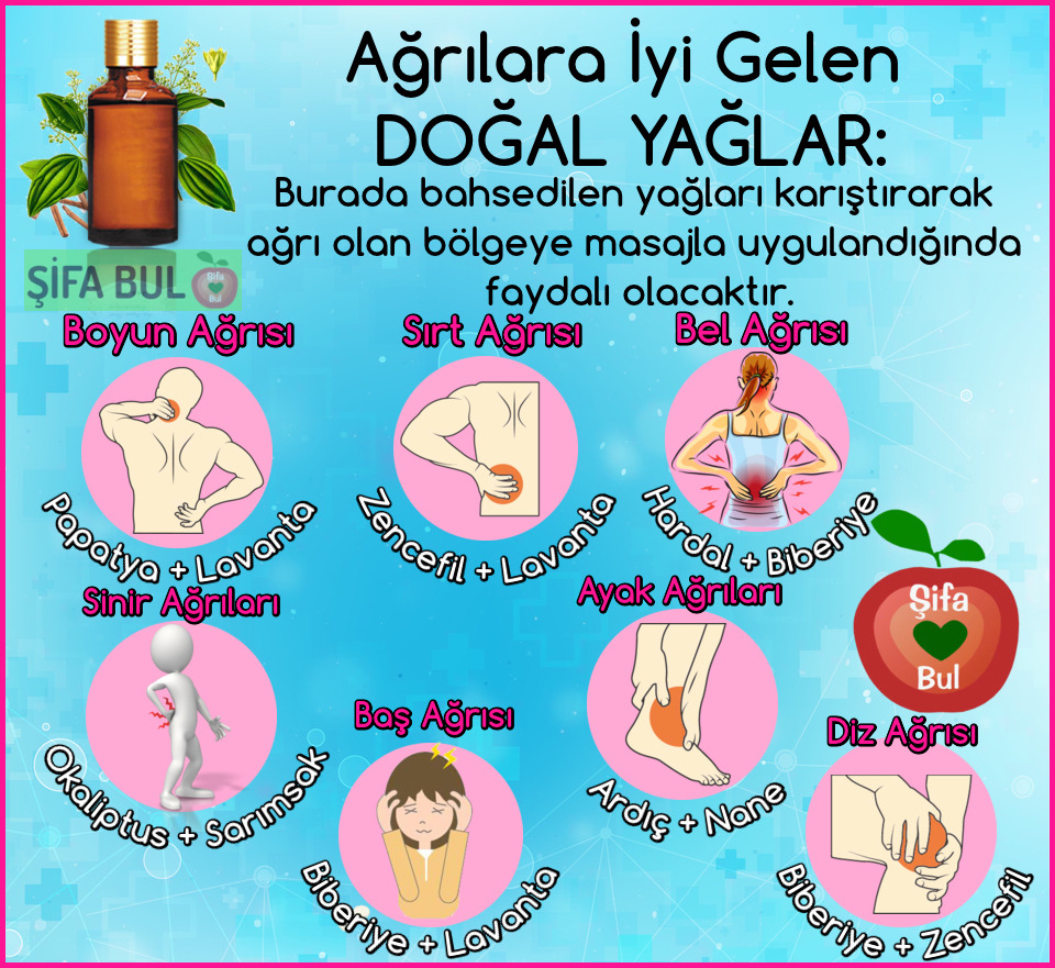 Ağrılara İyi Gelen Bitkiler Ağrılara İyi Gelen Bitkiler