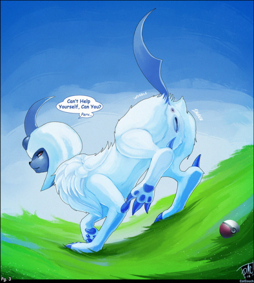 catcouch:Absol won my June Patreon fan art poll! Absol sure...