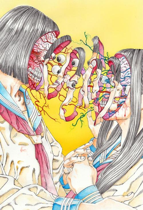 luvexposure:espantajerias:Shintaro Kago.me and...