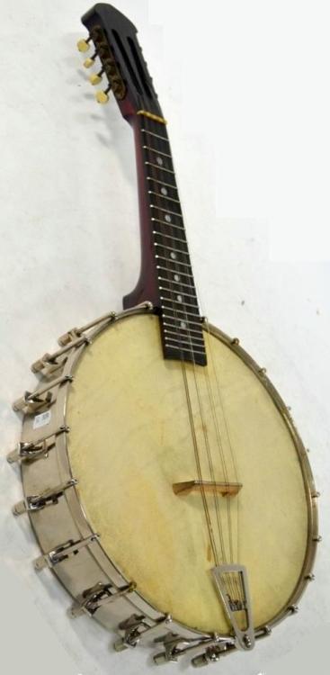 frettedchordophones:GH&S Reliance Banjo Mandolin circa...