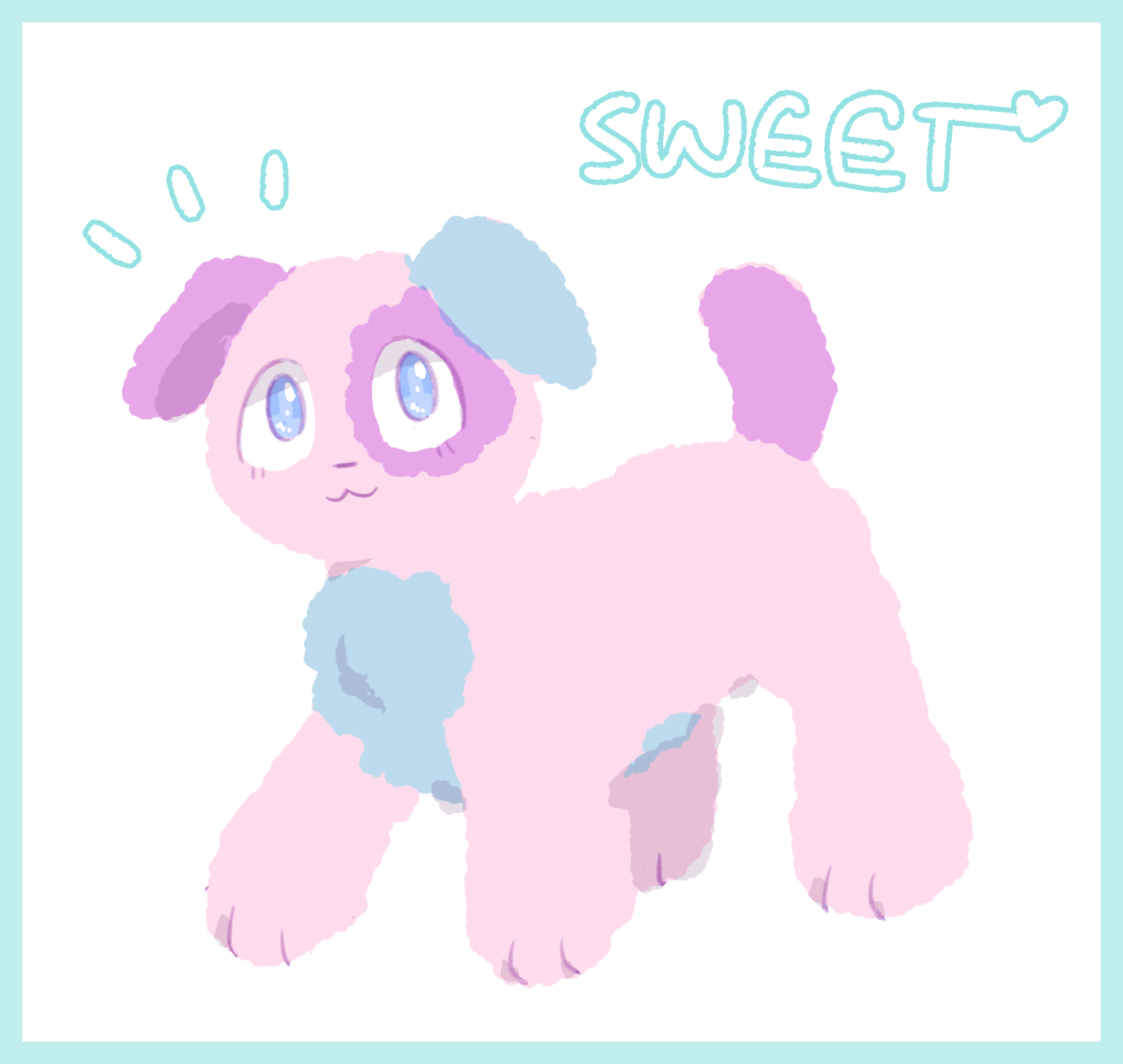 cotton candy puppy webkinz