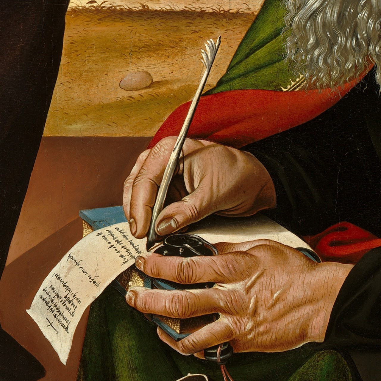 Piero di Cosimo - The Visitation. Detail. 1480 - 1490