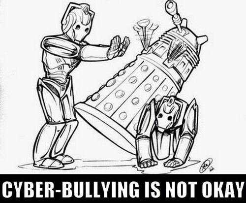 epicgeekdom:Stop cyber bullying #cyberman #doctorwho...