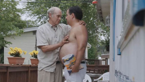 bearmythology:Mr. Lahey feeling up Randy from chest to belly… I...