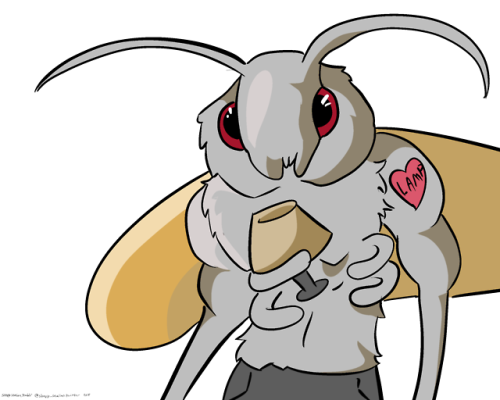 sleepysealion:Surprise - The moth man has commeth’ for your...