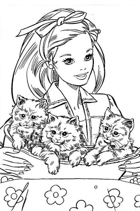 The Art The Photos  bpdkidd vintage  barbie  coloring  pages  