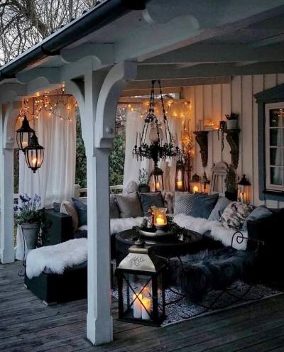 Beautiful porch in Sweden