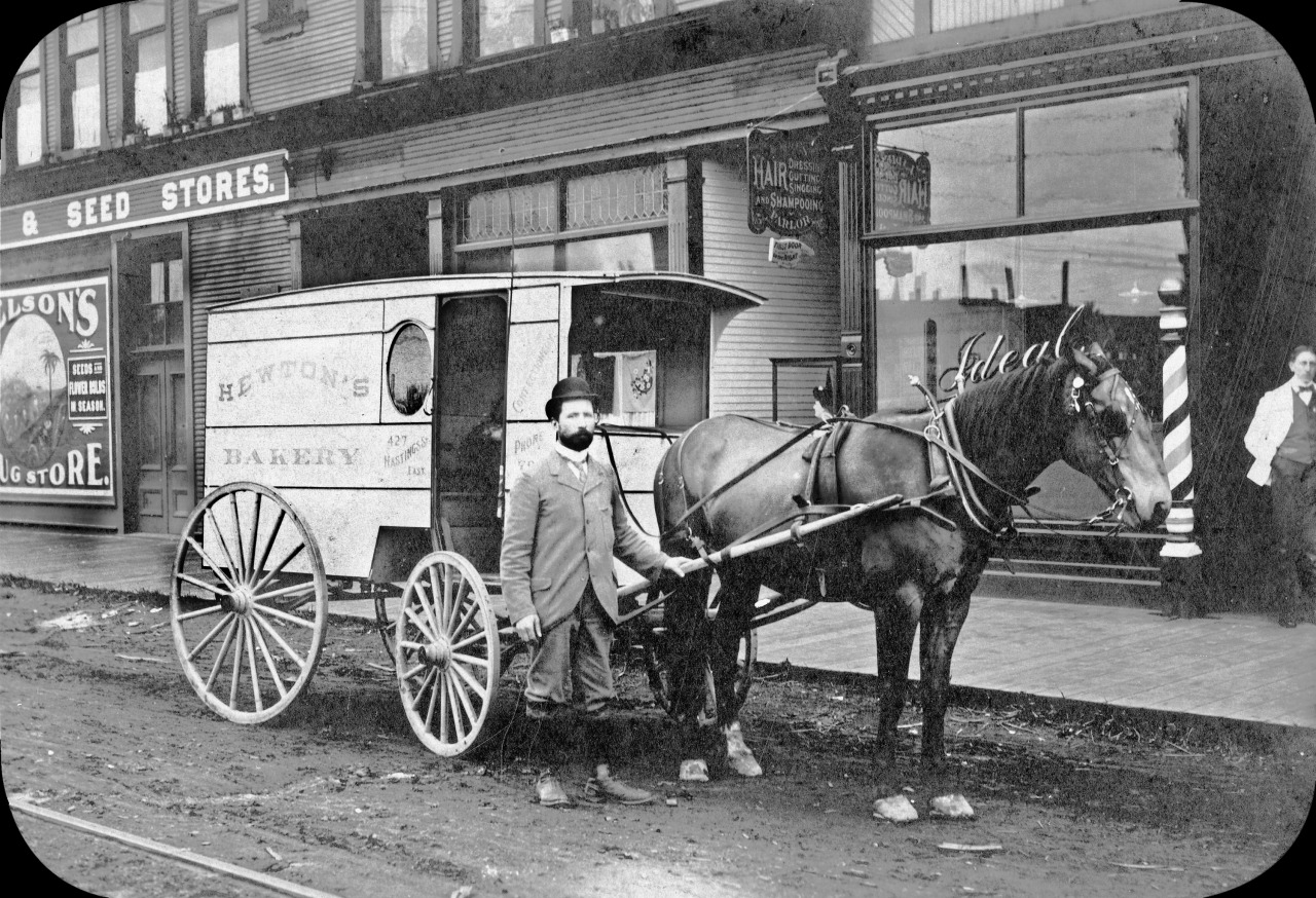 Past Tense • Granville and Robson, ca. 1900 A horse-drawn...