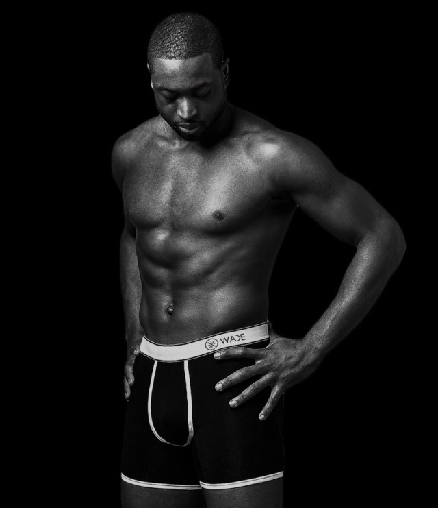 Shirtless NBA Players — Dwyane Wade for his underwear line