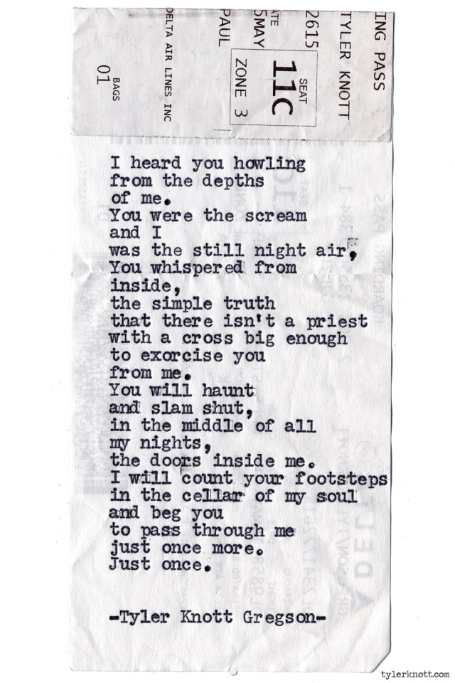 Tyler Knott Gregson — Typewriter Series #898 by Tyler Knott Gregson ...