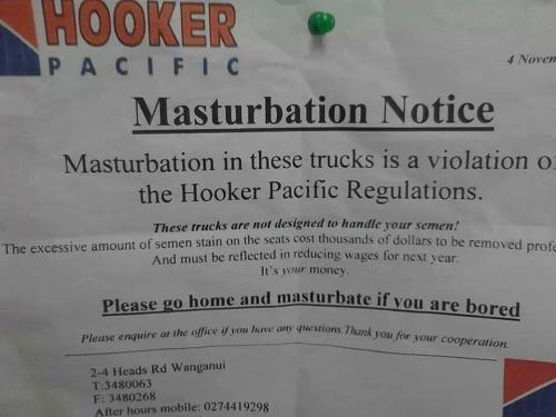 On notice There are quite a few things wrong here