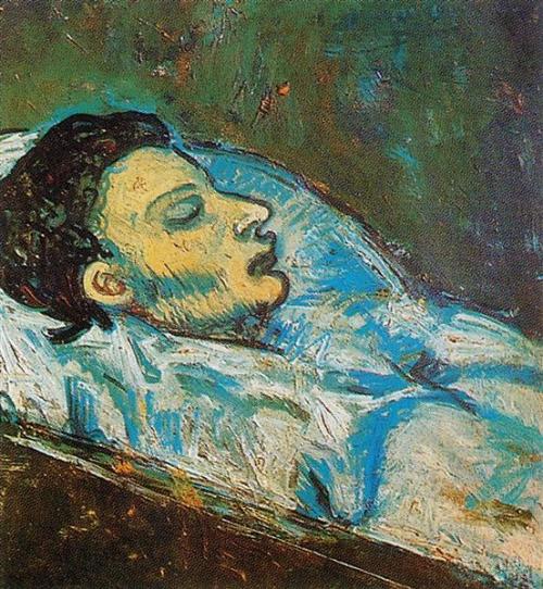 pablopicasso-art:The death of Casagemas1901Pablo...