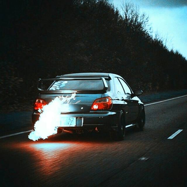 Ruge's Subaru, FIRE!