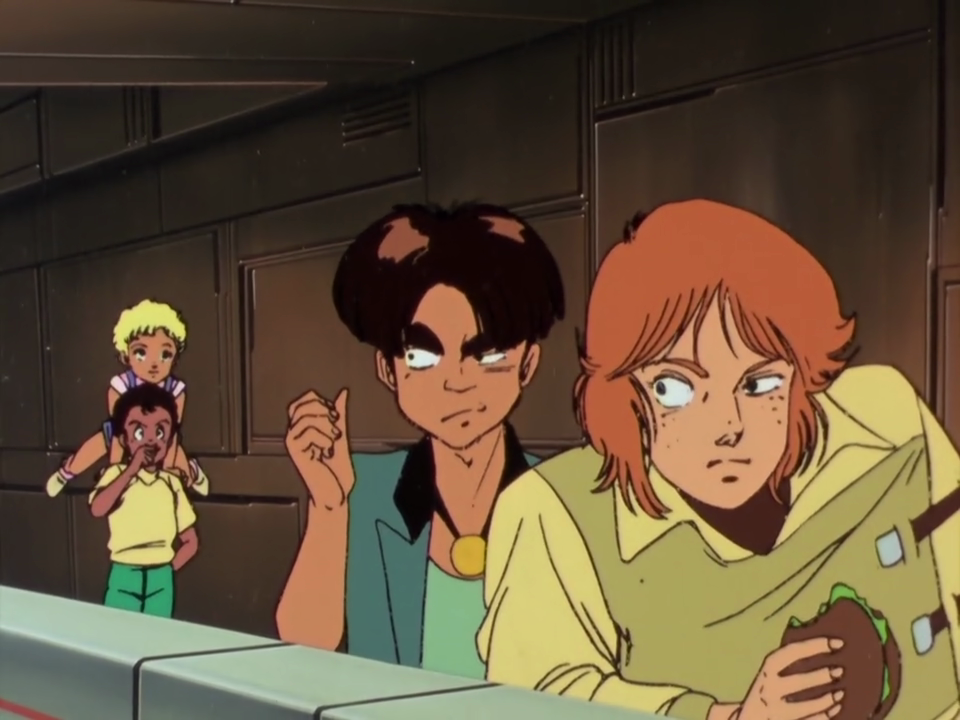 Burgers in Anime — Mobile Suit Gundam ZZ, episode 23: “The Burning...