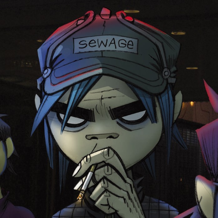 Gorillaz Art — Phase Two 2d Icon Set 1