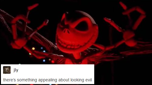 fuckyourtriangles:The Nightmare Before Christmas + text post...