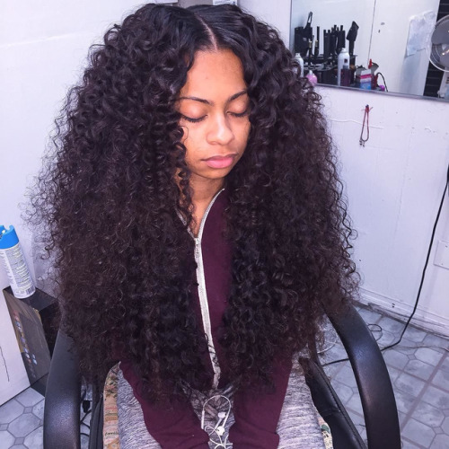 Kinky Curly Weave Hairstyles Tumblr