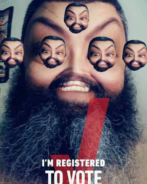 Ain’t that Scarry AF…#imregisteredtovote...