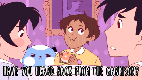 bapvoltronau voltron bee and puppycat lance Voltron legendary defender keith klance shiro lance mcclain keith kogane takashi shirogane shance sheith au comic my-art