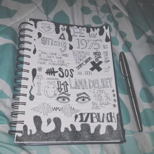 notebook doodles on Tumblr