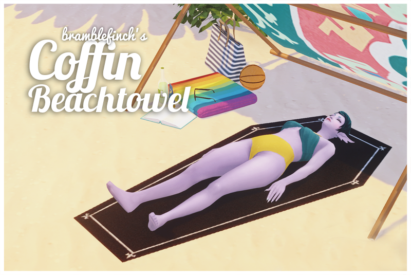 bramblefinch:
â€œ A little something I mocked up for my own gameplay, but I thought Iâ€™d share.
Thereâ€™s only the one black swatch for now, since making multiple swatches for beachtowels donâ€™t seem to be working in Sims4Studio right now.
Lemme know if...