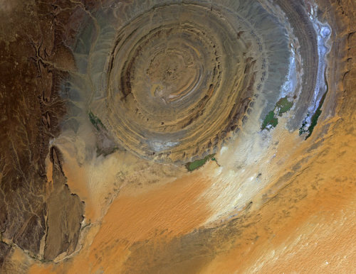 Richat structure, MauritaniaA giant, geological wonder in the...