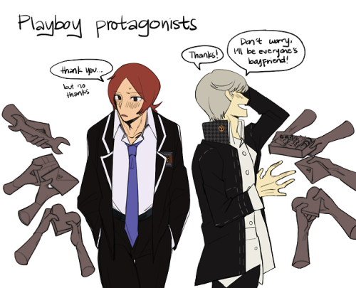 pozzlesulver:i try to categorize persona protagonists 