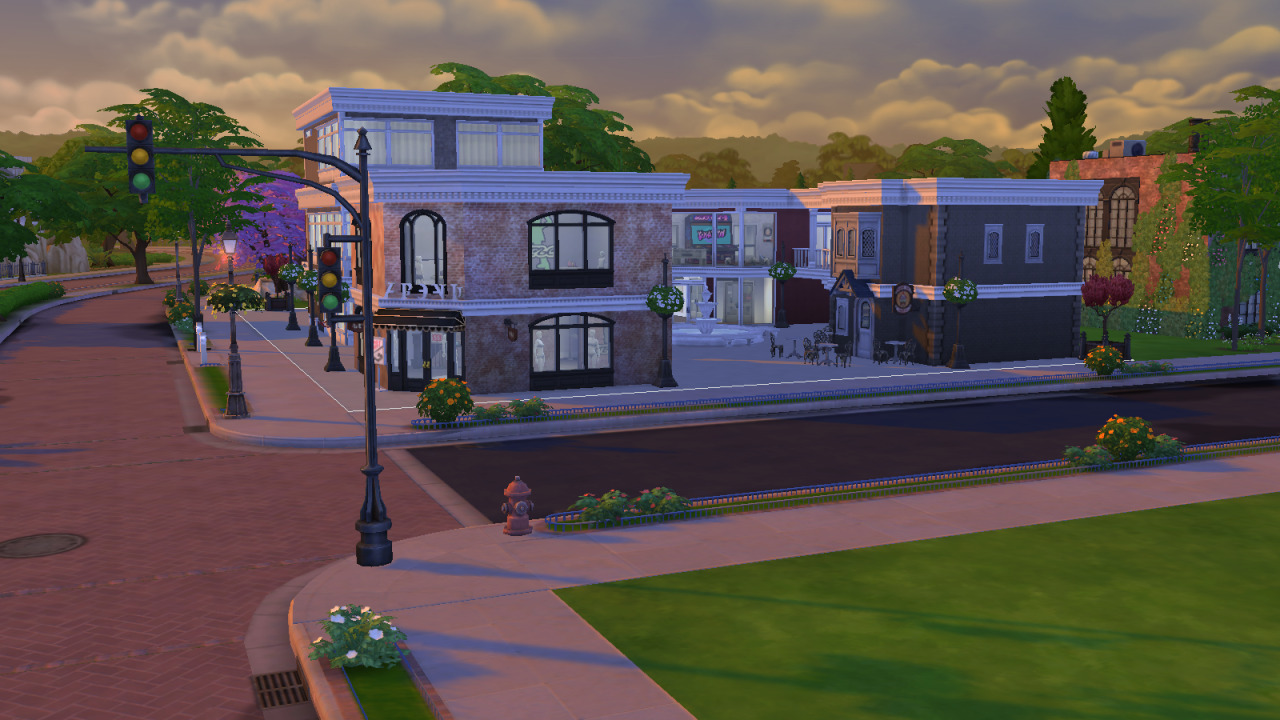 Sims 4 - Custom homes/Inspiration — A generic community lot I made ...