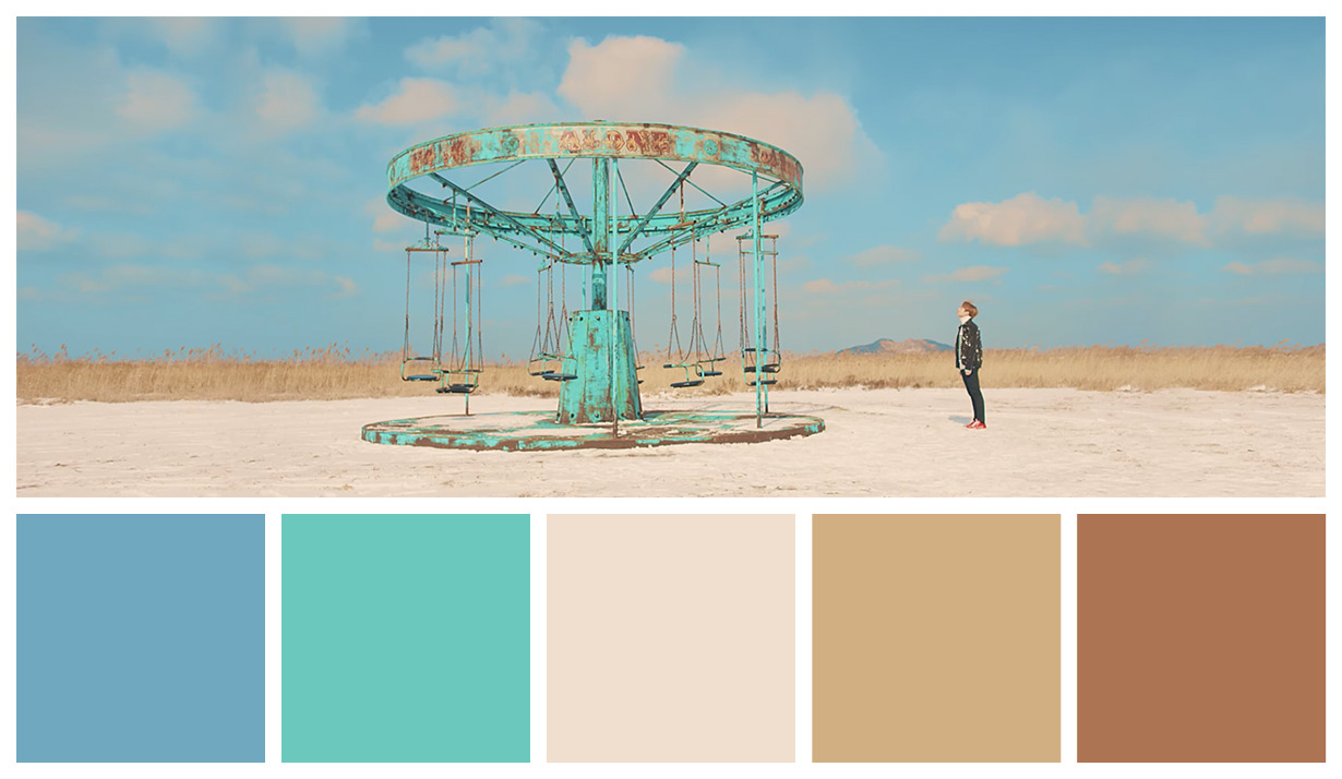 BTS Color Palettes — Spring Day  Jungkook