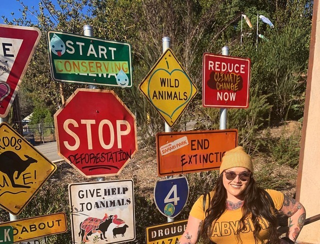 Jolene — Hanging out with some Lemurs, Buffalo, flamingos,...