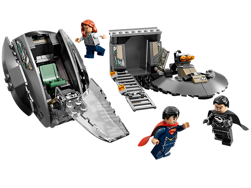 Lego Superman Super man Black Zero Escape Lois Lane Minifigure 76009 NEW