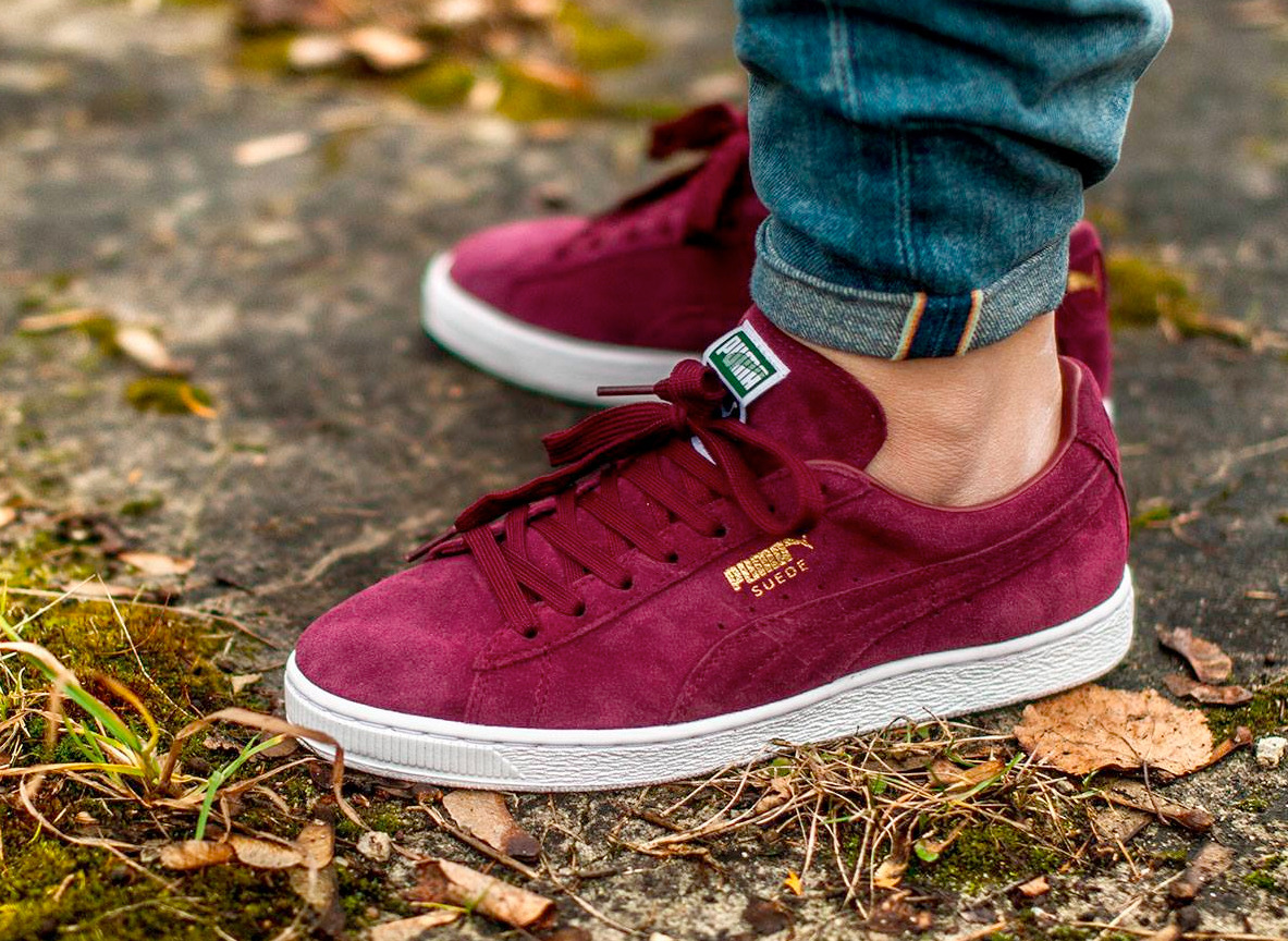 Puma Suede Classic+ Zinfandel/White (by Eleven... – Sweetsoles ...