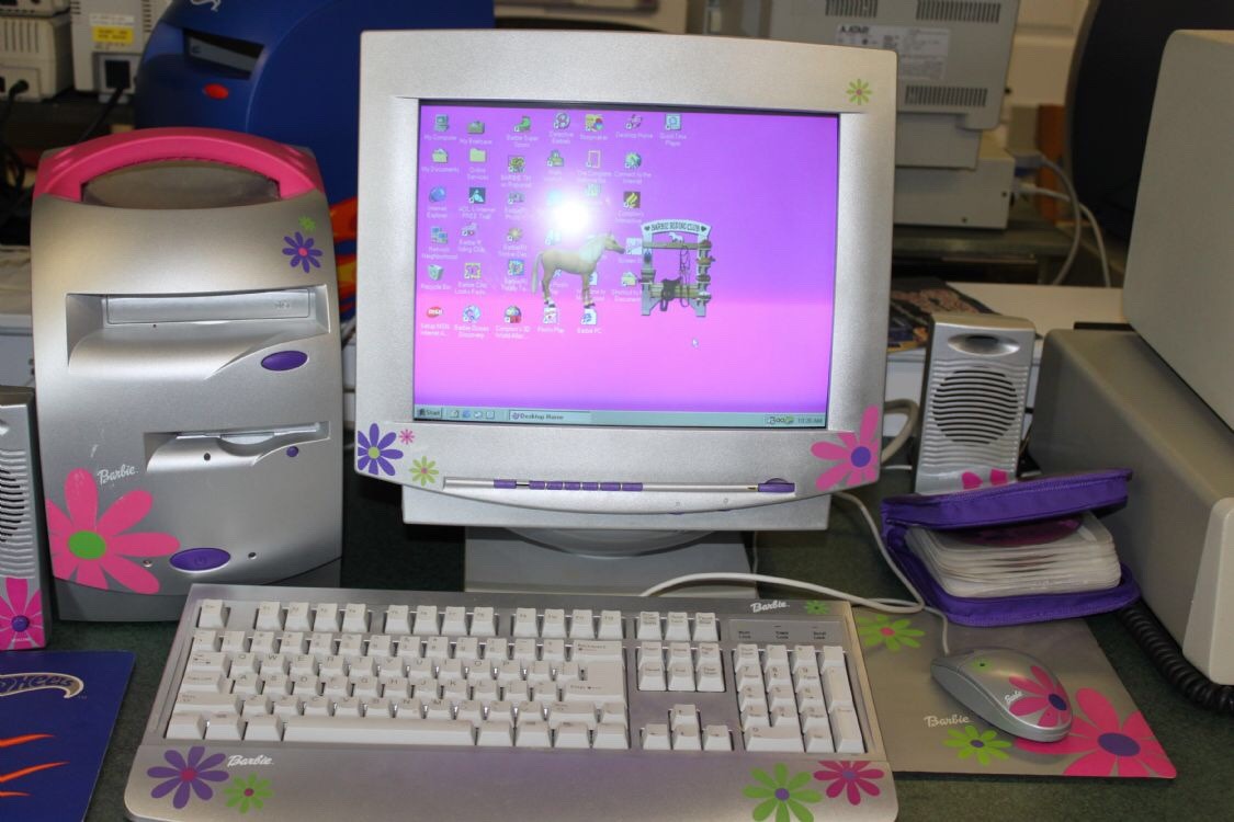 barbie desktop computer