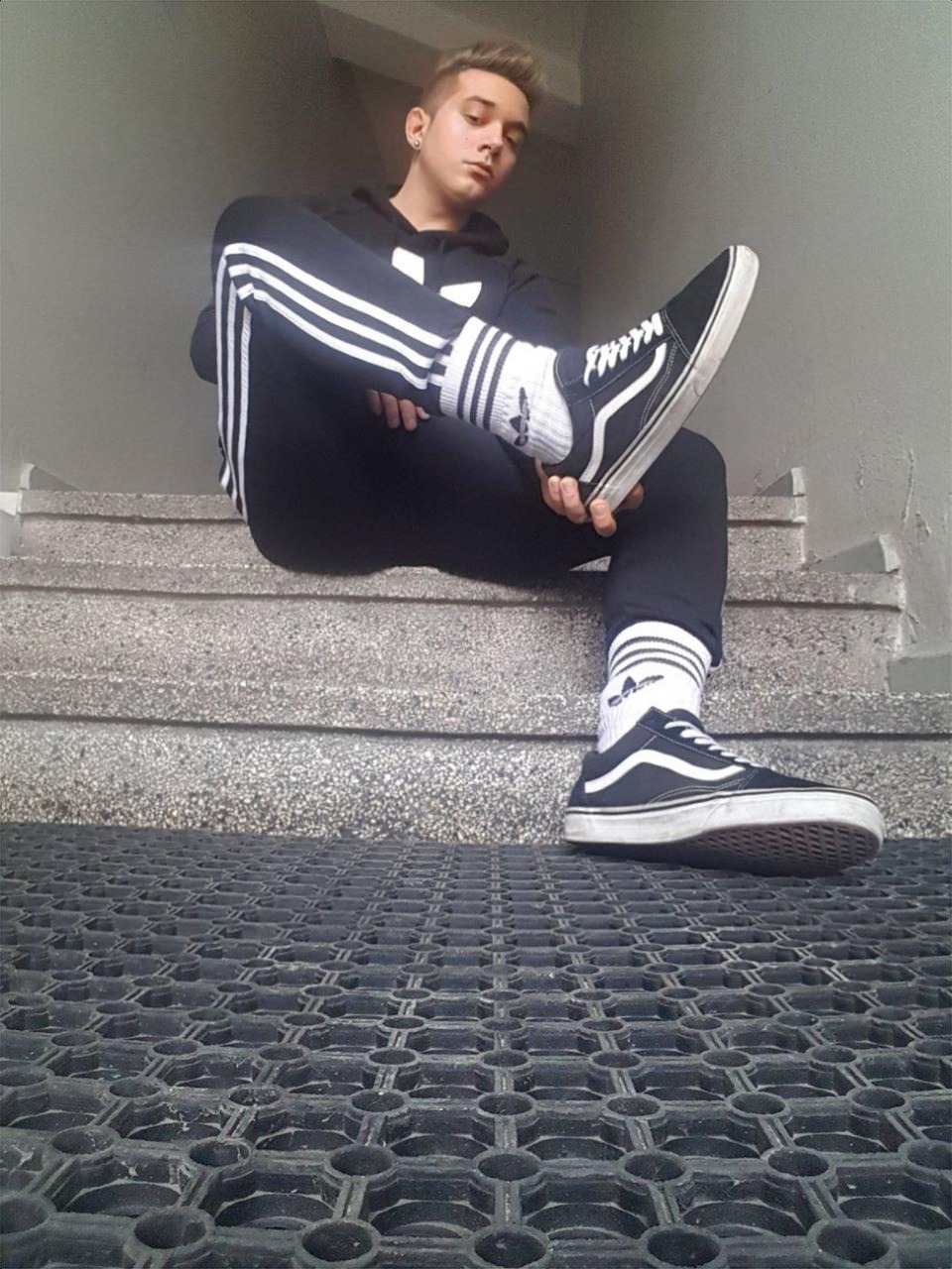 adidas sweatpants with vans