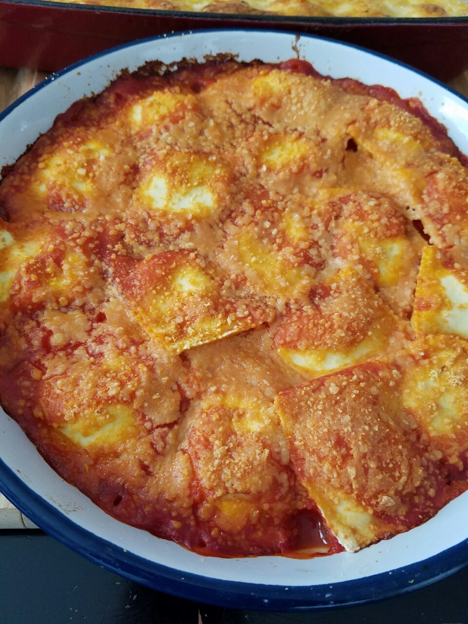 Baked Frozen Ravioli In Red Sauce. Raviolis (26),... | Recipes