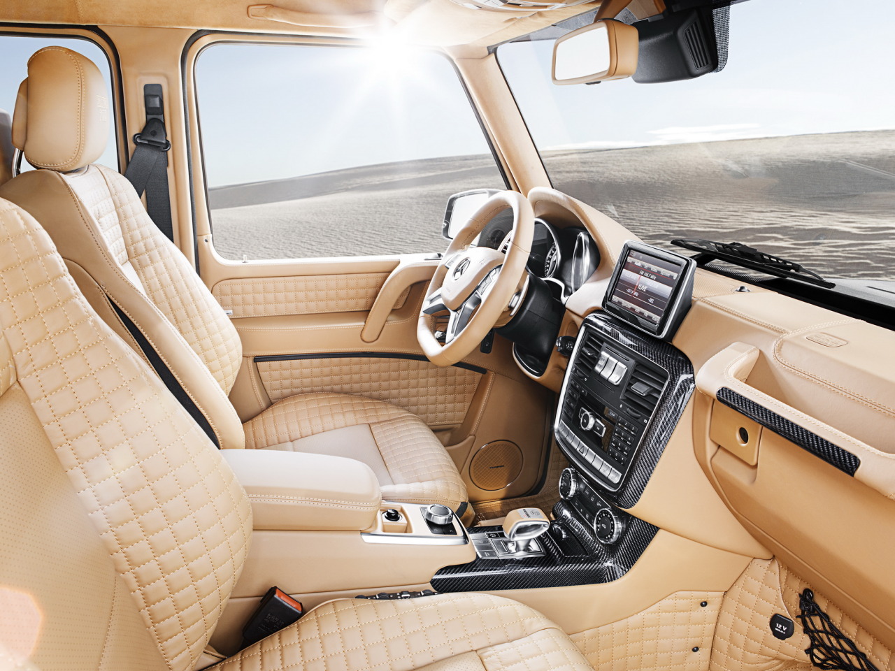 Car Interiors 2013 Brabus Mercedes Benz G63 Amg 6x6