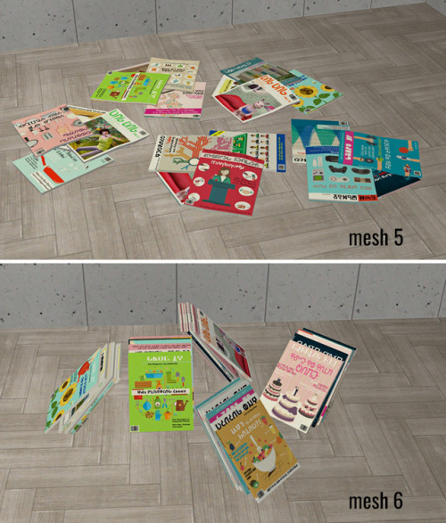 mswn:TS2 Deco Magazines in Simlish!So I made 30 tiny magazine...