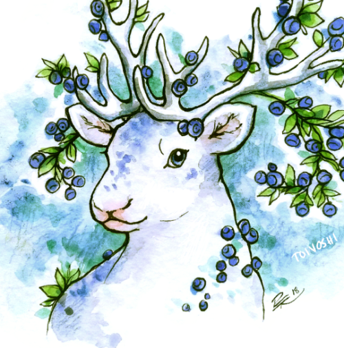 toivoshi:Moss moose and blueberry deer among othersko-fi |...