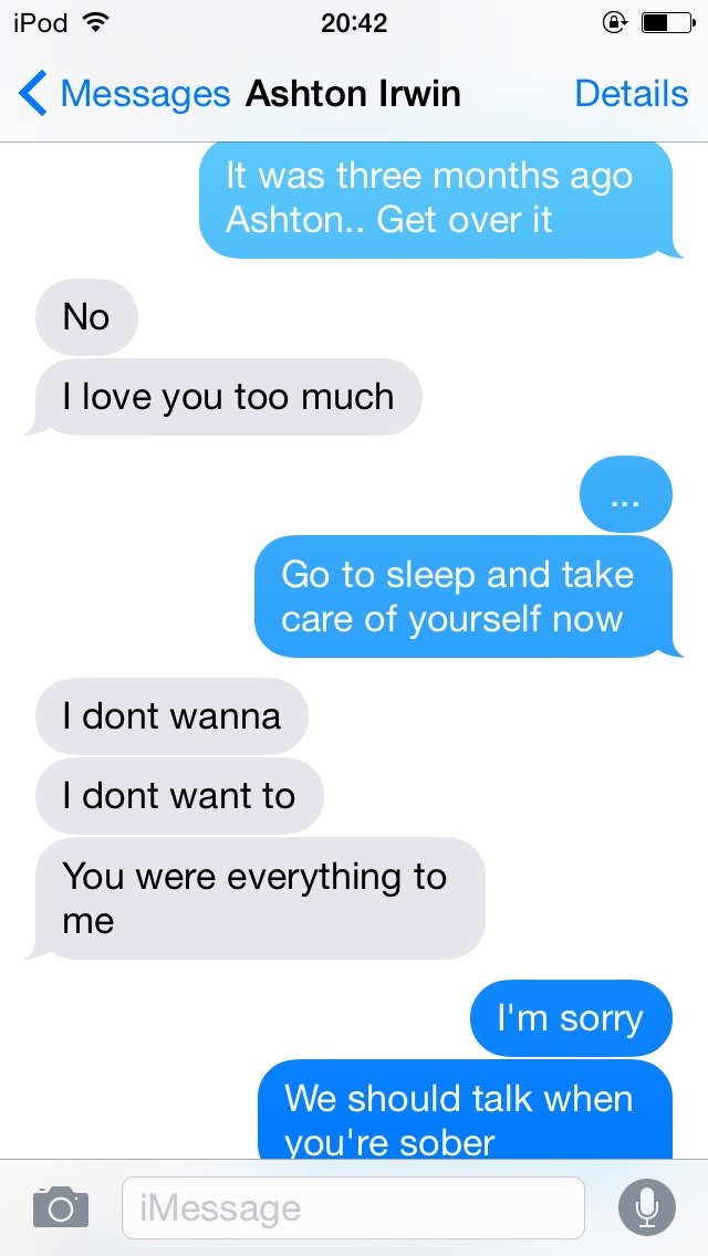 5 s o s  Drunk Texts  From Your  Ex  Boyfriend  Ashton 