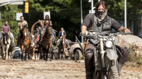 dailytwdcast:Carol Peletier, Daryl Dixon, Michonne and Ezekiel...