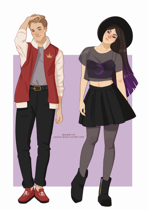 celeste-draws:claudia and soren are peak goth-jock...